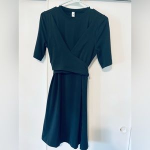 Lululemon Cotton Wrap-font T-shirt Dress (6)